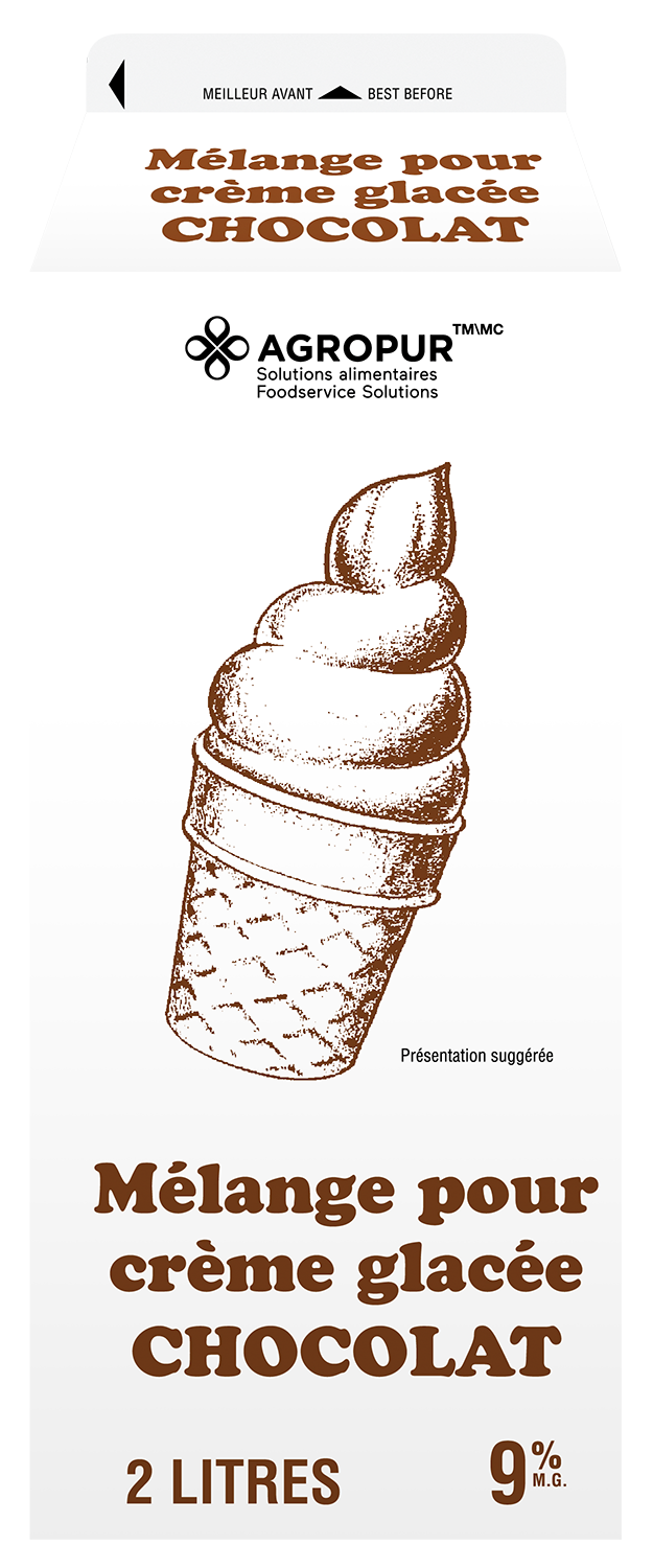 MÉLANGE CRÈME GLACÉE CHOCOLAT