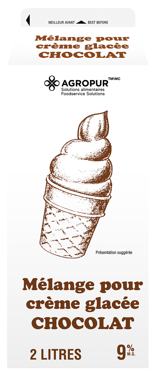 MÉLANGE CRÈME GLACÉE CHOCOLAT