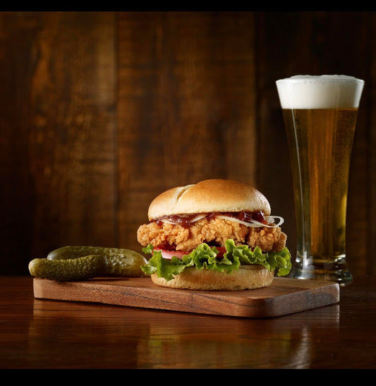 POULET POITRINE PANÉ CROUSTILLANT 4OZ (BURGER)